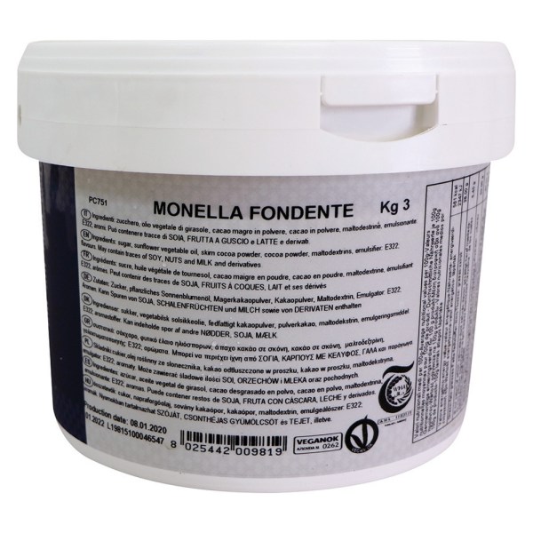 VARIEGATO MONELLA CIOCCOLATO FONDENTE DA KG 3 (PC751)
