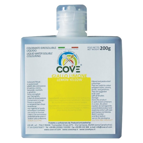 COLORE IDROSOLUBILE GIALLO LIMONE GR 150 (IDRO150LIM)