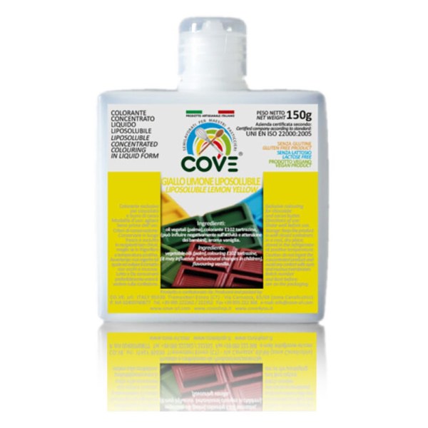 COLORE LIPOSOLUBILE LIQUIDO GIALLO LIMONE GR 150 (LIPOLIMONE)