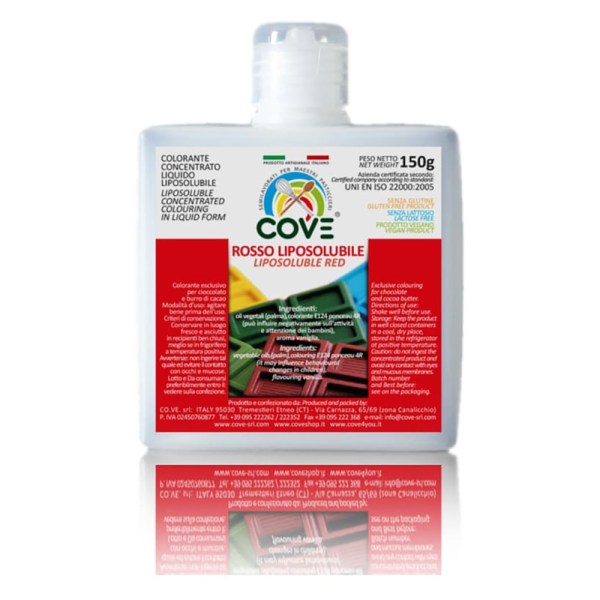 COLORE LIPOSOLUBILE LIQUIDO ROSSO PORPORA GR 150 (LIPOROSSO)