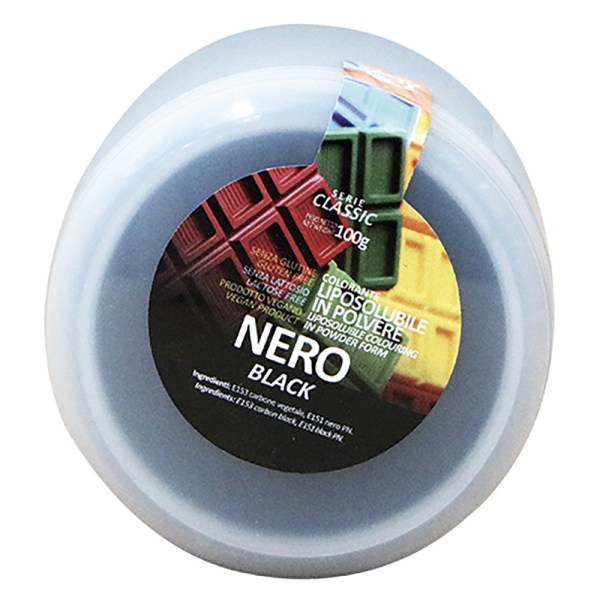 COLORE LIPOSOLUBILE IN POLVERE NERO GR 80 (LIPOP80NERO)