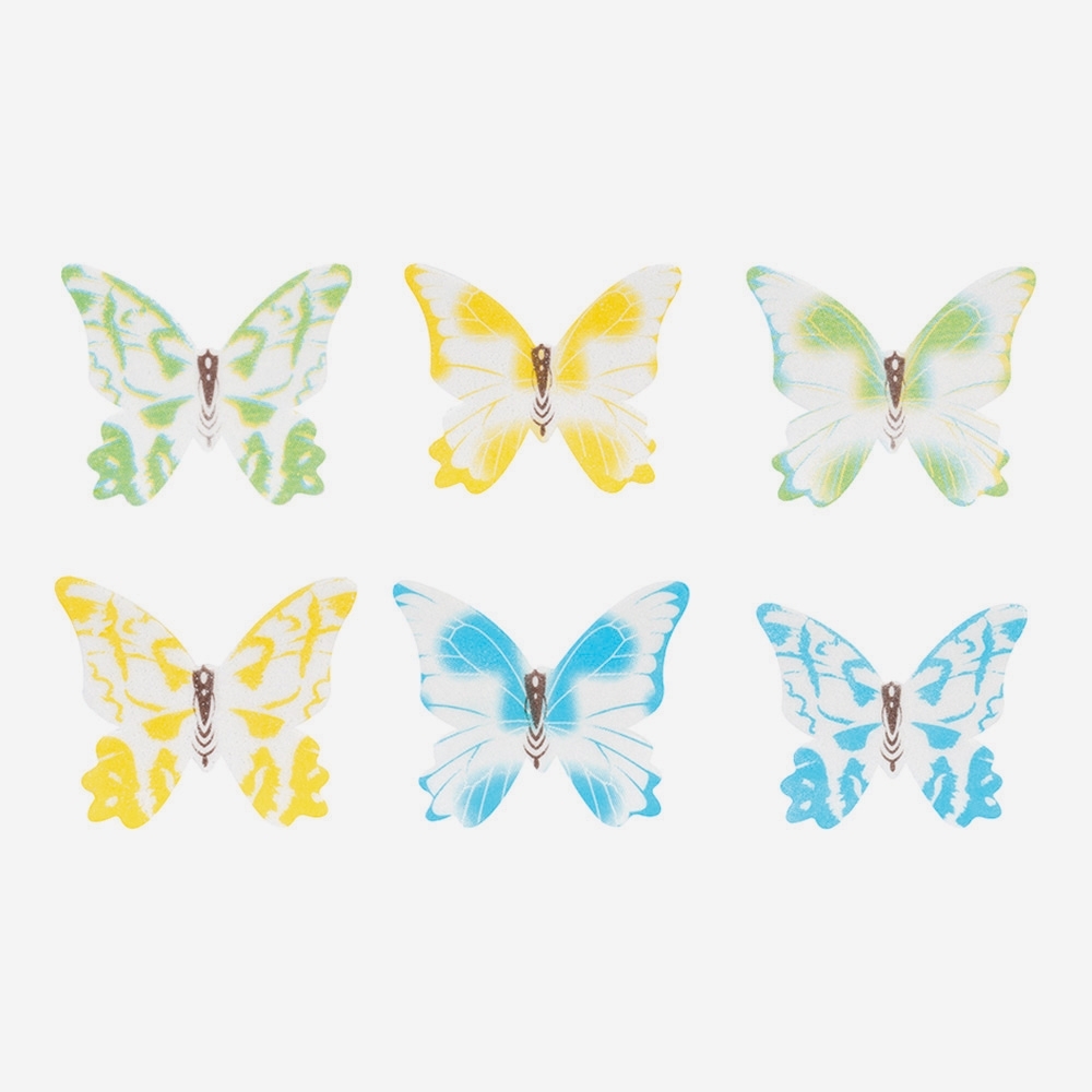 Farfalle in ostia colorate senza glutine