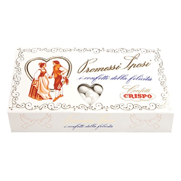 CONFETTI PROMESSI SPOSI BIANCHI IN CONFEZIONE DA KG 1
