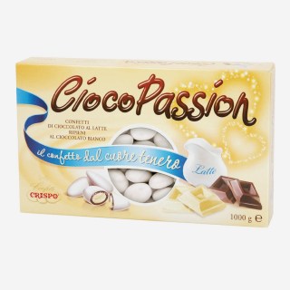 CONFETTI CIOCOPASSION BIANCHI IN CONFEZIONE DA KG 1