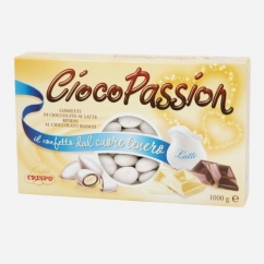 CONFETTI CIOCOPASSION BIANCHI IN CONFEZIONE DA KG 1