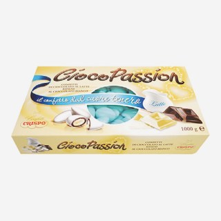 *CONFETTI CIOCOPASSION CELESTE IN CONFEZIONE DA KG 1