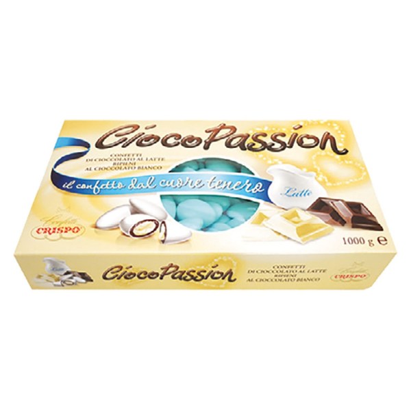 *CONFETTI CIOCOPASSION CELESTE IN CONFEZIONE DA KG 1