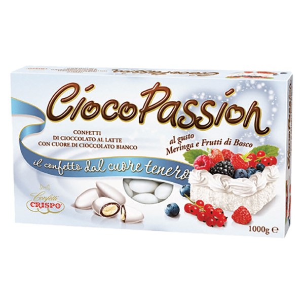 CONFETTI CIOCOPASSION MERINGA/FRUTTI DI BOSCO CONFEZIONE DA KG 1