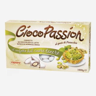 CONFETTI CIOCOPASSION PISTACCHIO IN CONFEZIONE DA KG 1