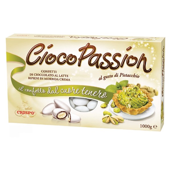 CONFETTI CIOCOPASSION PISTACCHIO IN CONFEZIONE DA KG 1