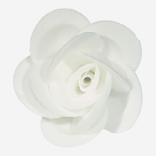 ROSA BIANCA IN CIALDA DIAMETRO CM 4 PZ 100