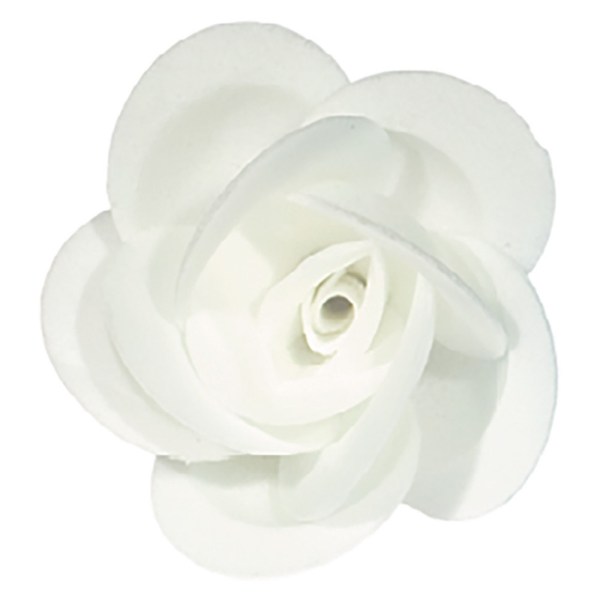 ROSA BIANCA IN CIALDA DIAMETRO CM 4 PZ 100