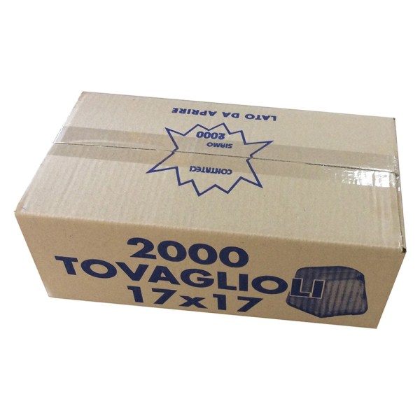 *TOVAGLIOLI CM 17X17 PZ 2000 PER DISPENSER