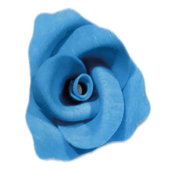 ROSA CELESTE IN CIALDA DIAMETRO CM 4 PZ 100