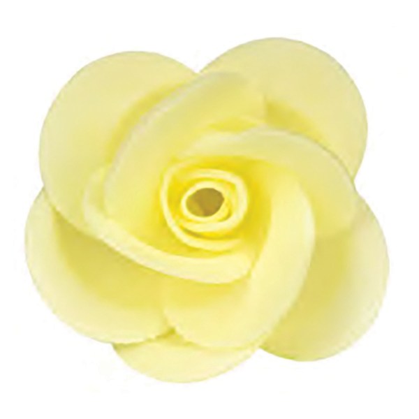 ROSA GIALLA IN CIALDA DIAMETRO CM 4 PZ 100