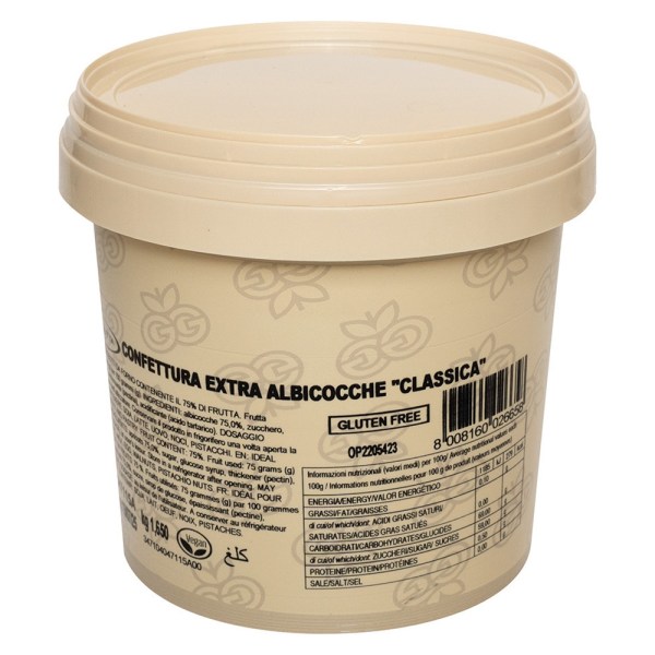 CONFETTURA ALBICOCCA EXTRA AMORD.(75% FRUTTA)KG 1,65(04047115B)