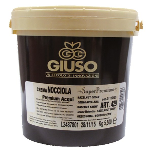 CREMA NOCCIOLA SUPERPREMIUM ACQUI DA KG 5,5 (01112155)
