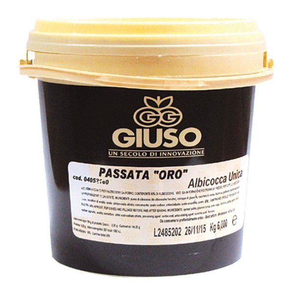 PASSATA ORO ALBICOCCA FORNO CONFEZIONE DA KG 6,5 (04008160B)