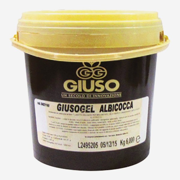 GELATINA GIUSOGEL ALBICOCCA CONFEZIONE DA KG 6,5 (04021160B)
