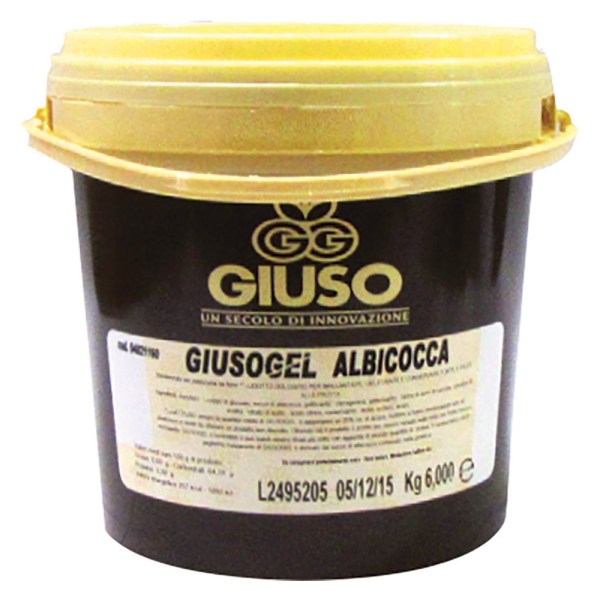 GELATINA GIUSOGEL ALBICOCCA CONFEZIONE DA KG 6,5 (04021160B)
