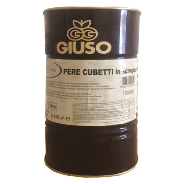 PERE A CUBETTI 12X12 IN SCIROPPO AMORDIFRUTTA KG 2,75(020AJ275A)