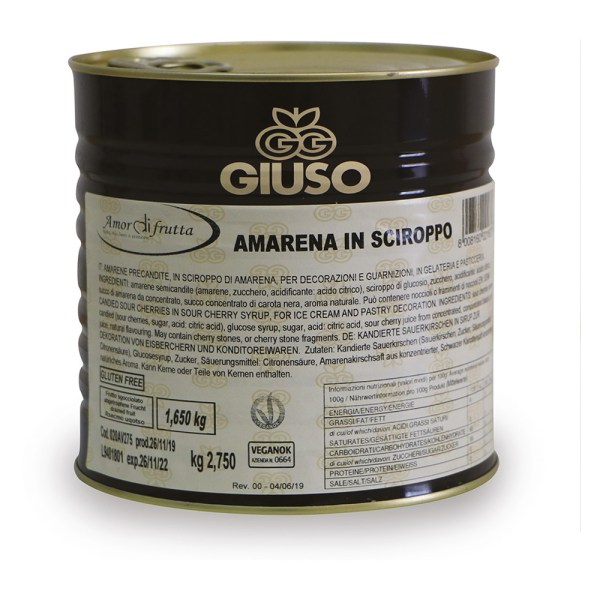 AMORDIFRUTTA AMARENA IN SCIROPPO CF DA KG2,75 (020AV275B)