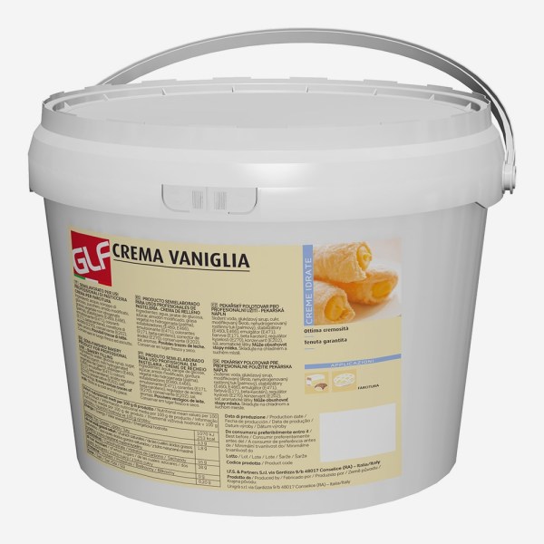 CREMA PASTICCERA ALLA VANIGLIA DA KG 5 (DF10AA)