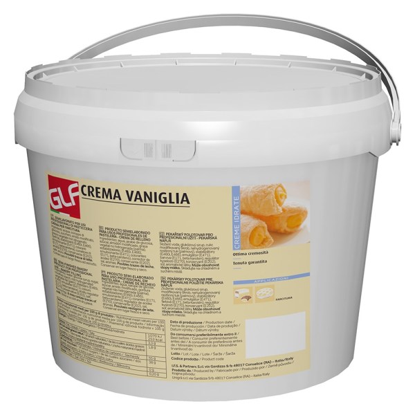 CREMA PASTICCERA ALLA VANIGLIA DA KG 5 (DF10AA)