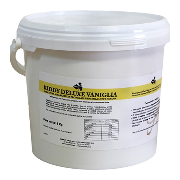 CREMA TIPO PASTICCERA KIDDY DELUXE VANIGLIA DA KG 6