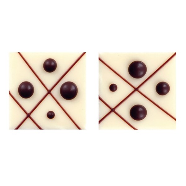 QUADRATI BIANCHI PERLATI 3 CM DA 264 PZ (1032023)