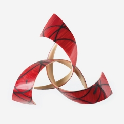 MINI ONDE DI CIOCCOLATO ROSSE/NERE 9 CM PZ 69 (1034303)