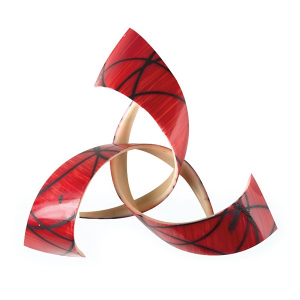 MINI ONDE DI CIOCCOLATO ROSSE/NERE 9 CM PZ 69 (1034303)