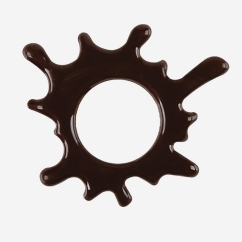 SPLASH DI CIOCCOLATO FONDENTE 5,5CM DA 75PZ (2034315)