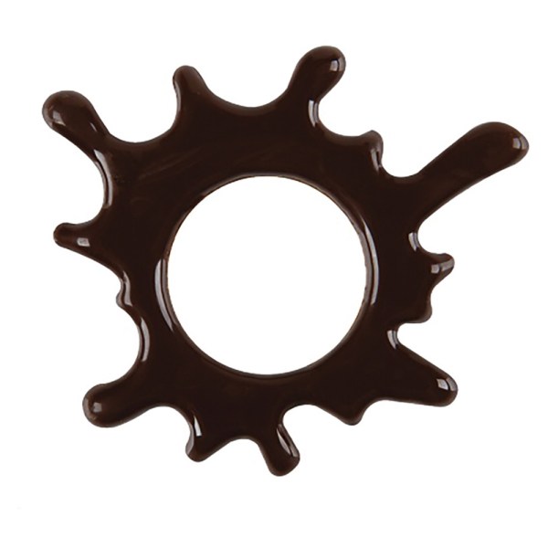 SPLASH DI CIOCCOLATO FONDENTE 5,5CM DA 75PZ (2034315)