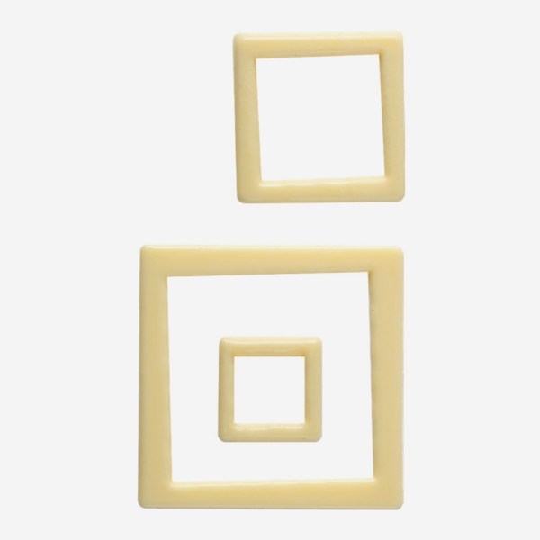 *CORNICI QUADRATE BIANCHE ASS.(6,5-4,2-2,5CM) DA 59 PZ (2034777)