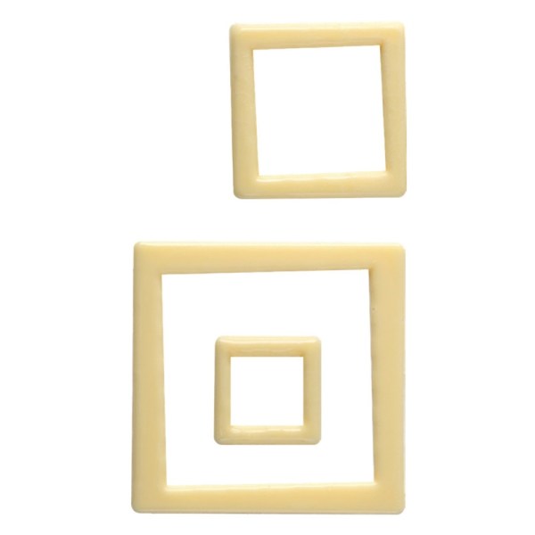 *CORNICI QUADRATE BIANCHE ASS.(6,5-4,2-2,5CM) DA 59 PZ (2034777)