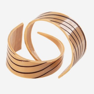 RICCIOLO DI CIOCCOLATO AL CARAMELLO STRIATO 4CM DA 72PZ (2035020