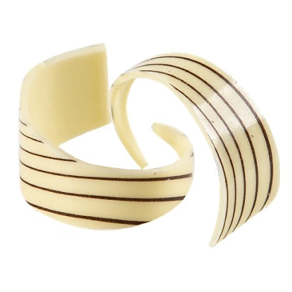 RICCIOLO DI CIOCCOLATO BIANCO STRIATO 4 CM DA 72 PZ (2035023)
