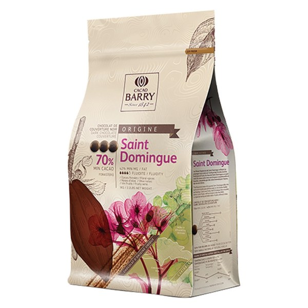 CIOCCOLATO ORIGINE S.DOMINGUE FONDENTE 70% DA KG 1 CALLETS