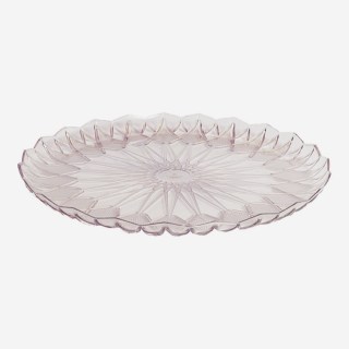 VASSOI ROTONDI STELLA DIAM.CM 18 KG 10 TRASPARENTI