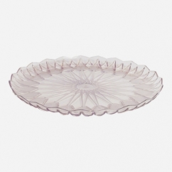 VASSOI ROTONDI STELLA DIAM.CM 24 KG 10 TRASPARENTI