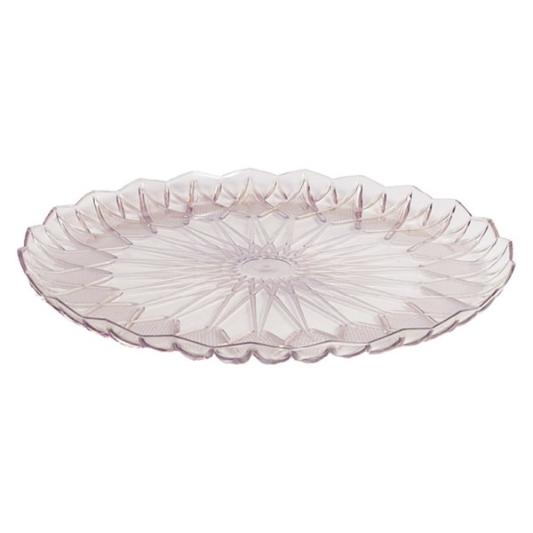 VASSOI ROTONDI STELLA DIAM.CM 30 KG 10 TRASPARENTI