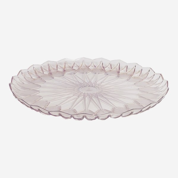 VASSOI ROTONDI STELLA DIAM.CM 33 KG 10 TRASPARENTI