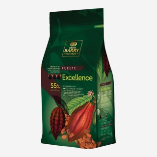 CIOCCOLATO FONDENTE EXCELLENCE 55% DA 5 KG CALLETS