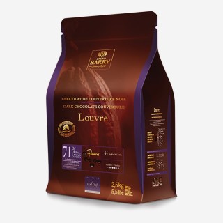 CIOCCOLATO FONDENTE LOUVRE - LENOTRE DA 2,5 KG IN CALLETS