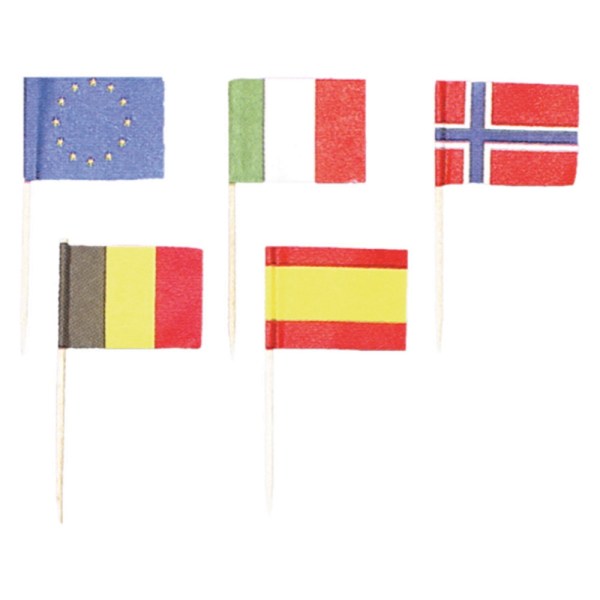 BANDIERINE CON STUZZICADENTI PZ 144