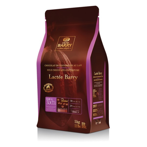 CIOCCOLATO LATTE LACTEE HERITAGE DA 5 KG IN CALLETS