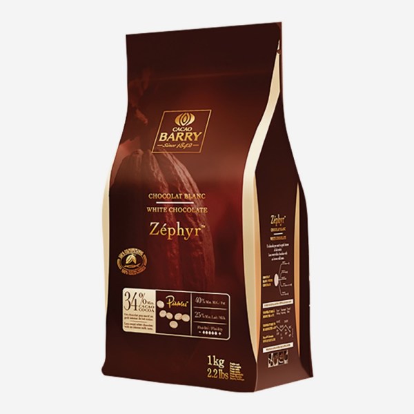 CIOCCOLATO BIANCO ZEPHYR DA KG 5 CALLETS