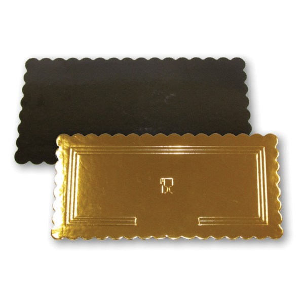 SOTTOTRONCHI ORO/NERO BORDO FESTONATO CM15X30 KG10