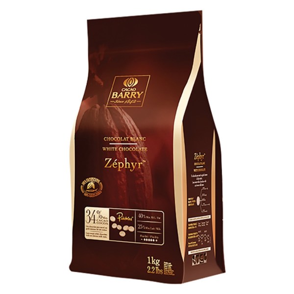 CIOCCOLATO BIANCO ZEPHYR DA KG 5 CALLETS